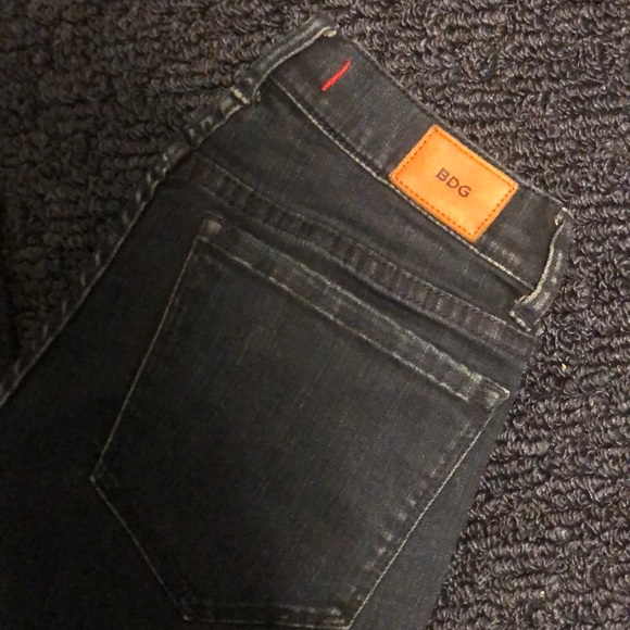 BDG Dark Blue Flare Jeans - Picture 2 of 5